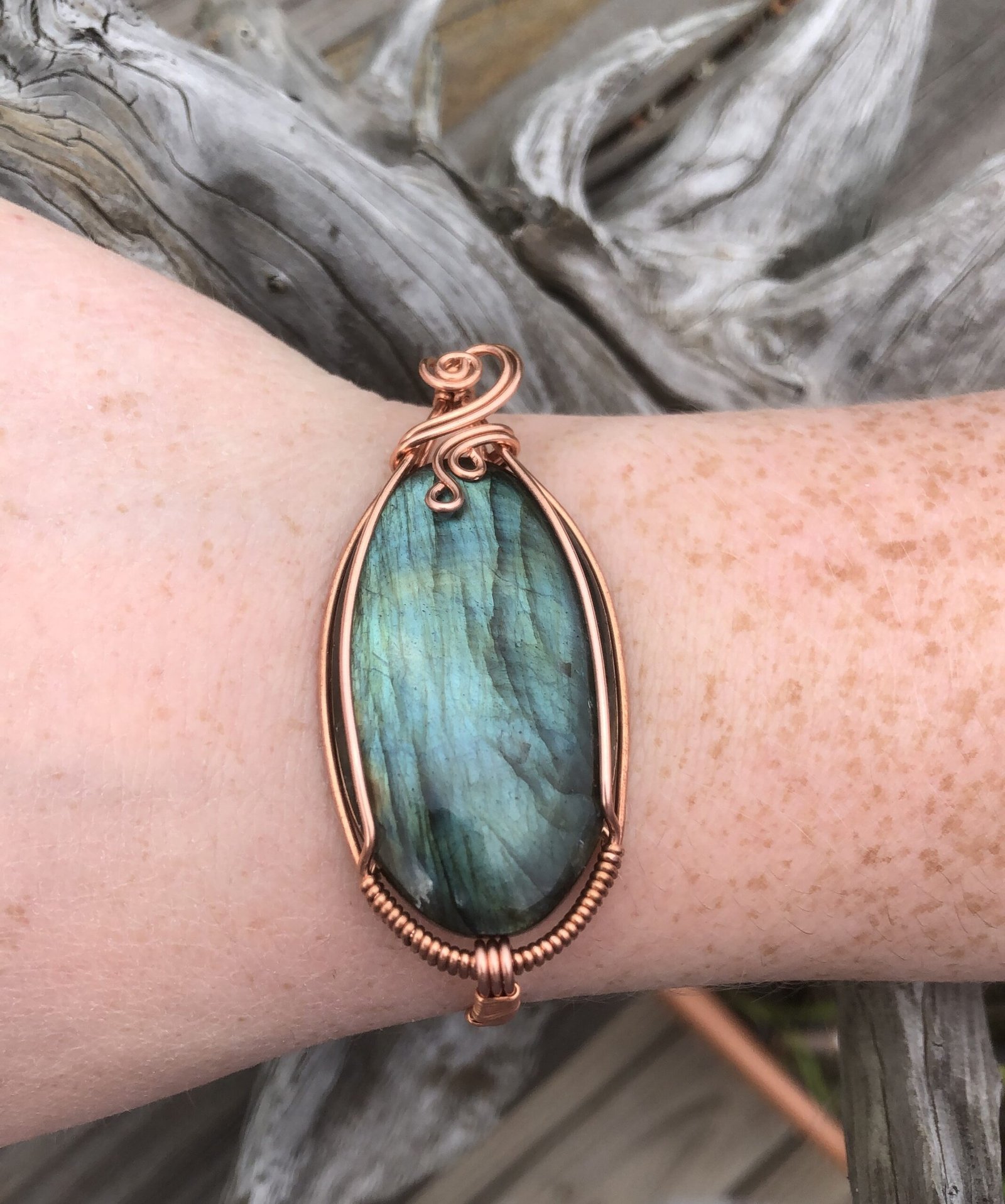 Labradorite Cuff Bracelet - Image 3