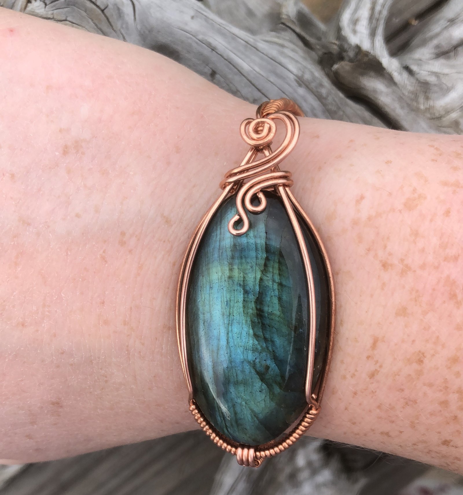 Labradorite Cuff Bracelet